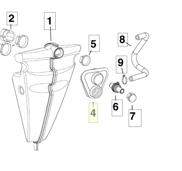 Evinrude Exhaust Relief Grommet 5008518 – Original