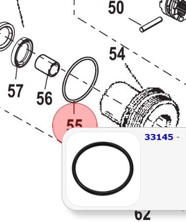 Quicksilver O-RING 258M0214923