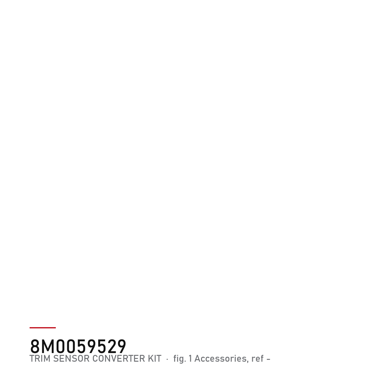 Quicksilver Trimsensor 8M0059529 – Mercury – tegning fra Mercurys delekatalog