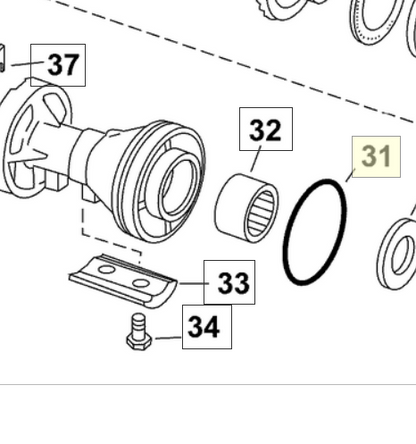 Evinrude O-Ring 0313446 – For Bearing Housing