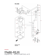Impeller Kit 17400-92J11 – tegning