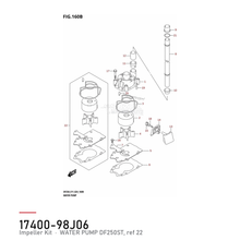 Impeller Kit 17400-98J06 – tegning