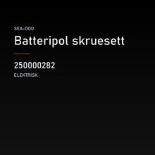 Batteripol skruesett – Sea-Doo 250000282