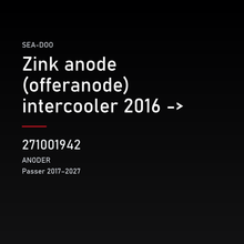 Zink anode (offeranode) intercooler 2016 -> – Sea-Doo 271001942