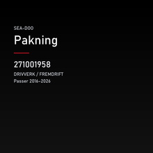 Pakning – Sea-Doo 271001958