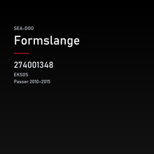 Formslange – Sea-Doo 274001348