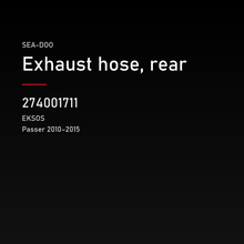 Exhaust hose, rear – Sea-Doo 274001711