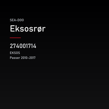 Eksosrør – Sea-Doo 274001714