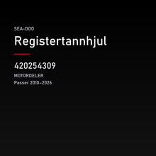Registertannhjul – Sea-Doo 420254309