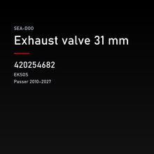 Exhaust valve 31 mm – Sea-Doo 420254682