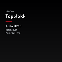 Topplokk – Sea-Doo 420413258
