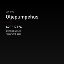 Oljepumpehus – Sea-Doo 420812726