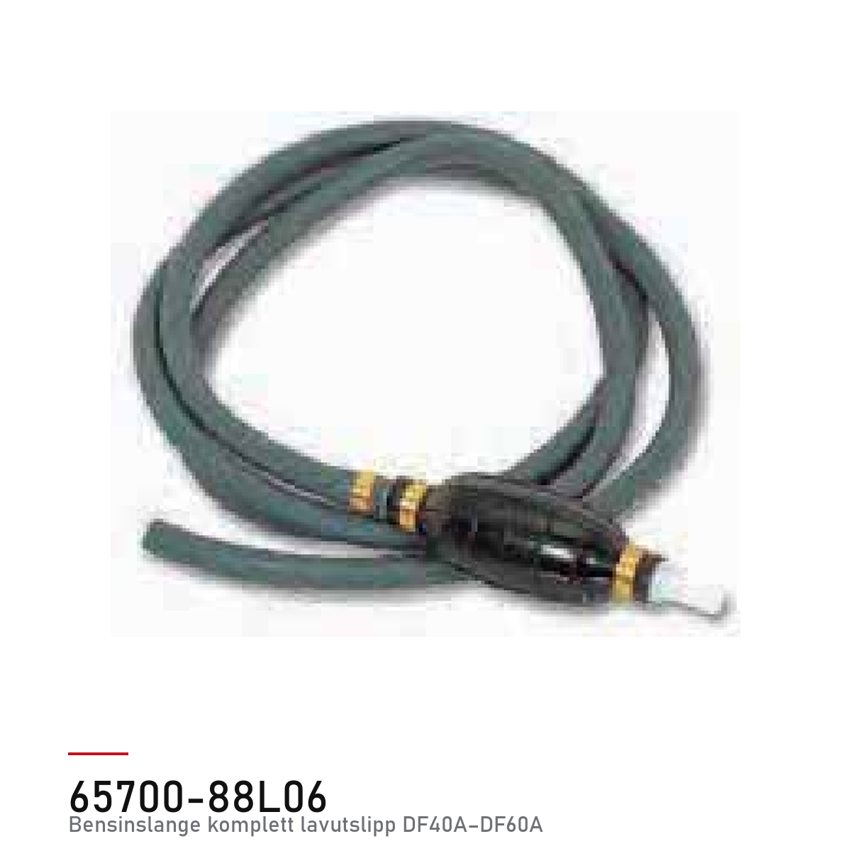 Suzuki Bensinslange komplett lavutslipp DF40A–DF60A 65700-88L06