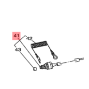 Yamaha dødmannsbryter med stropp F9.9H / F15C / F20B – OEM 6AH-82575-00