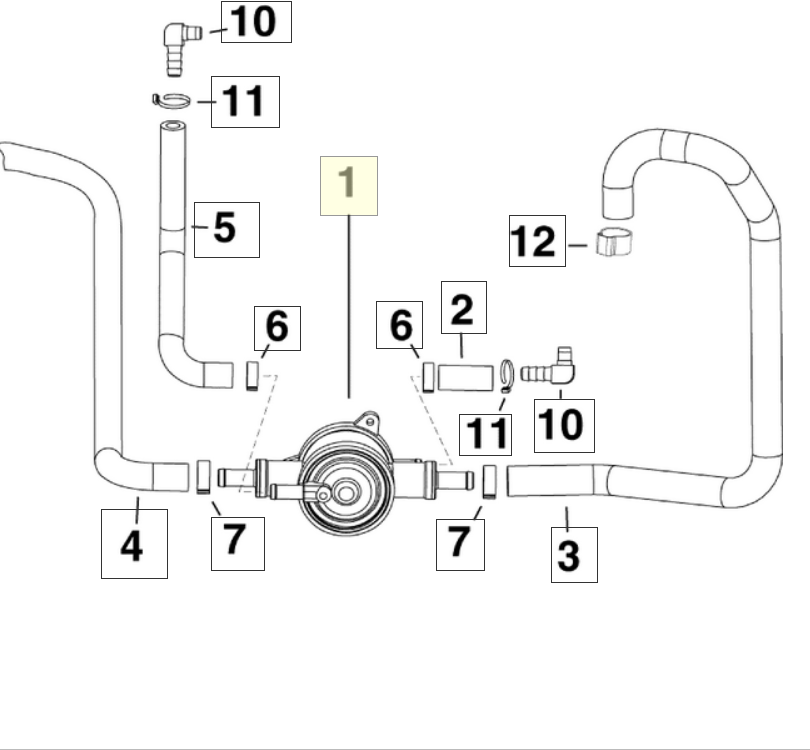Evinrude Drivstoff Løftepumpe 5010744 – Erstatter 5007727