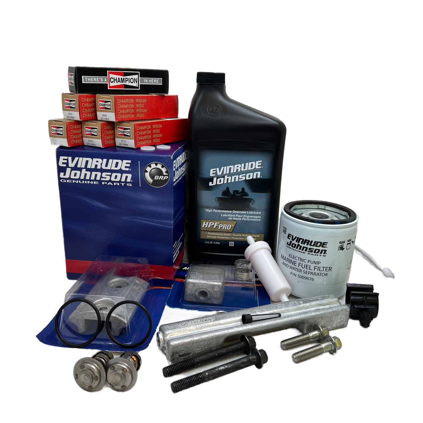 Evinrude E-TEC G1 135–200 H.O. (2009–2020) 300t servicekit med anoder