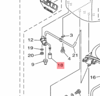 Yamaha Gummi Cap 67F-13448-00