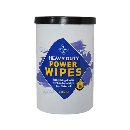 Heavy Duty Power Wipes – 110 stk.