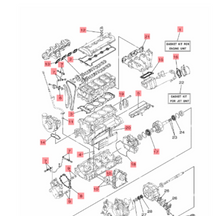 Yamaha 6S5-W0001-04 Motor Pakningssett SHO 2011