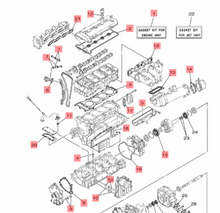 Yamaha WaveRunner toppakningssett 6CR-W0001-00 – OEM