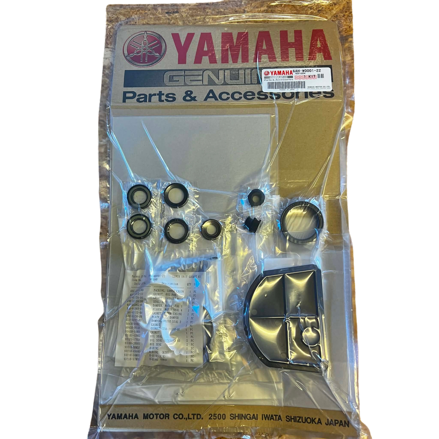 Yamaha pakningssett undervannshus F9.9H / F15C / F20B – OEM 6AH-W0001-22