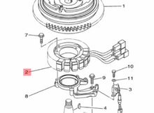 Yamaha stator 6BL-85510-10 – F25 (2009–2018)