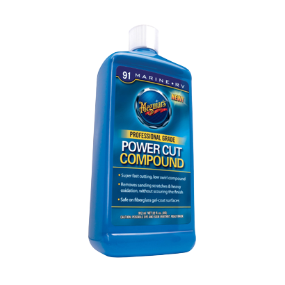 Meguiar’s Marine Power Cut Compound 0,95L – Pro rubbing gelcoat