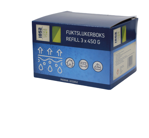 1852 Fuktslukerboks refill 3 x 450 g