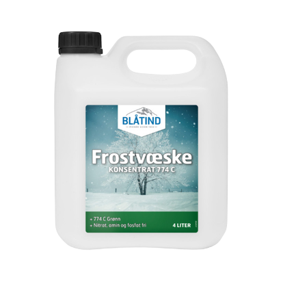 Blåtind Frostvæske kons 774 C grønn 4 l