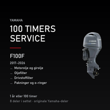 Yamaha F100F – Yamaha F100F (2017–2026) – 100 timers service