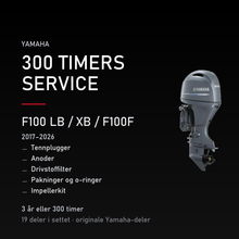 Yamaha F100-LB-XB – Yamaha F100 LB / XB / F100F (2017–2026) – 300-timers service