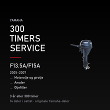 Yamaha F13-5A – Yamaha F13.5A/F15A (2005–2007) – 300 timers service