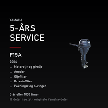 Yamaha F15A – Yamaha F15A (2004) – 5-års service