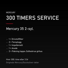 Mercury 2-takt servicekit 300 timer – 35 2-syl. – servicekit