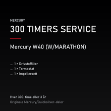 Mercury 2-takt servicekit 300 timer – W40 (W/MARATHON) – servicekit