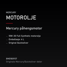 10W-30 Full Synthetic motorolje 4 L
