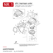 Yamaha Startapparat 66M-15710-02