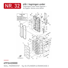 Yamaha Termostatpakning 67F-12412-00