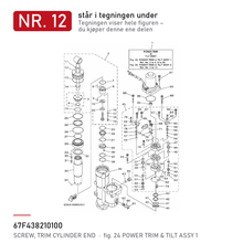 Yamaha Trim-lokk 67F-43821-01