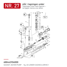 Yamaha Pakning 688-44315-A0