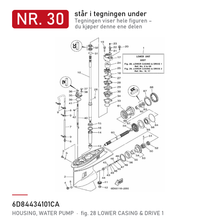Yamaha Vannpumpehus 6D8-44341-01-CA