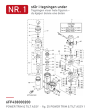 Yamaha Trim- og tiltenhet 6FP-43800-02