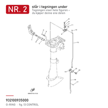 Yamaha O-ring 93210-09350-00