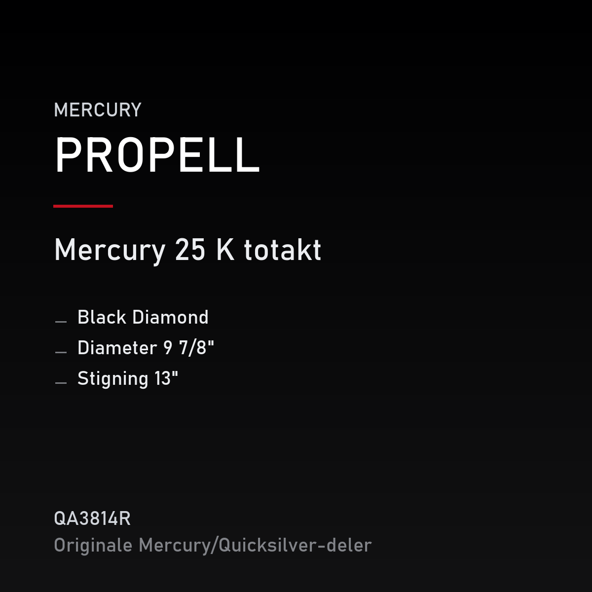 Propell Black Diamond 9 7/8 x 13 – propell