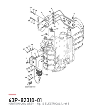 Yamaha Tennspole 63P-82310-01 – tegning fra Yamahas delekatalog