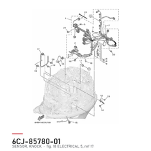 Yamaha Bankesensor 6CJ-85780-01 – tegning fra Yamahas delekatalog