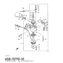 Yamaha Startapparat 6G8-15710-10 – tegning fra Yamahas delekatalog