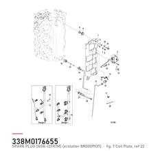 NGK IZFR7M 338M0176655 – tegning fra Mercurys delekatalog