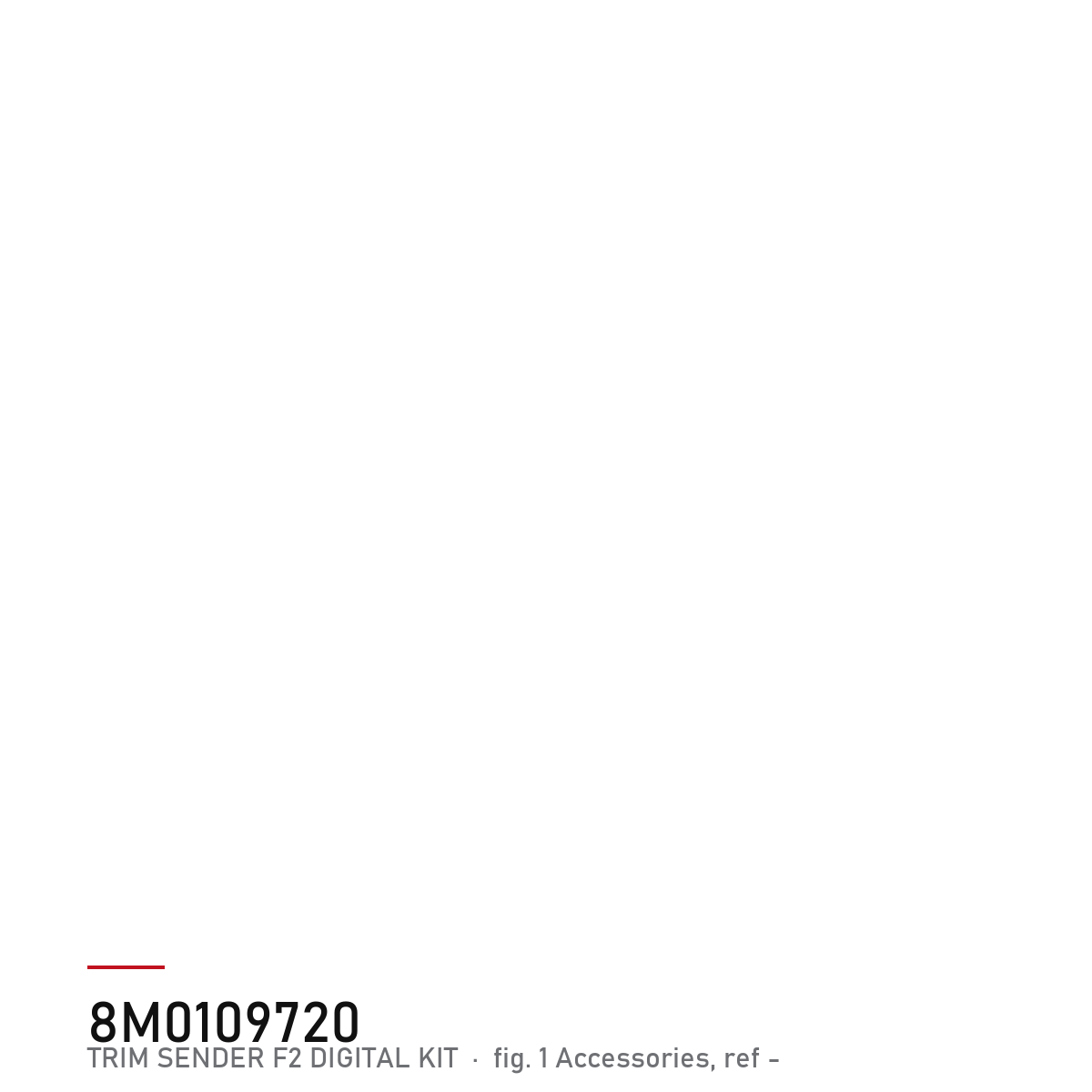 Quicksilver Trimsensor 8M0109720 – Mercury – tegning fra Mercurys delekatalog