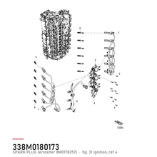 NGK ILKAR7K 338M0180173 – tegning av hele figuren fra produsentens delekatalog